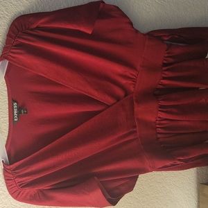 Express Red Blouse